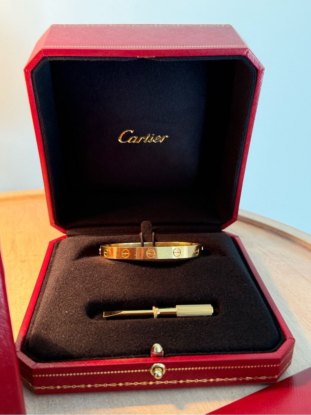 Cartier Yellow Gold Love Bracelet (classic size)